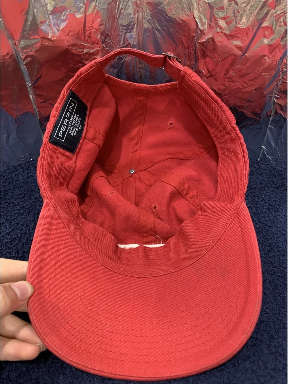 Philadelphia Pennsylvania 1787 Constitutional Convention Ratify Red Baseball Cap